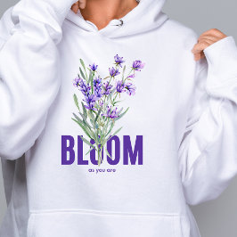 Sudadera Bloom como eres marihuana de flores silvestres