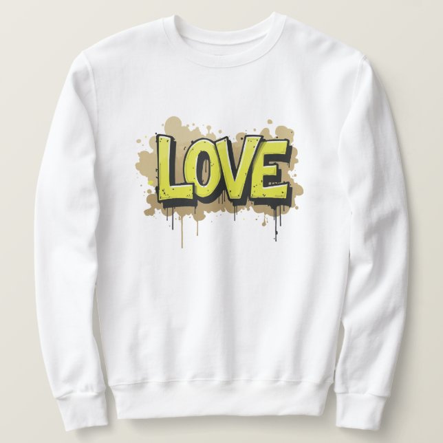 Sudadera Bloom de amor urbano (Anverso del diseño)
