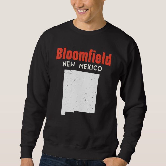 Sudadera Bloomfield USA State America Travel New Mexican Ne (Anverso)