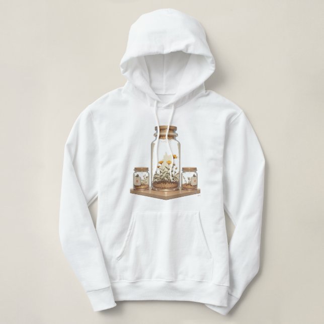 Sudadera Bloomscape embotellado (Diseño del anverso)