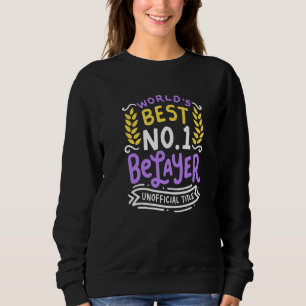 Sudadera Bloque de mejor asegurador del mundo de escalada