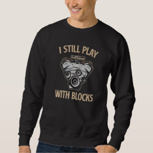 Sudadera Bloque De Motor Que Todavía Juego Con Blocks Car M