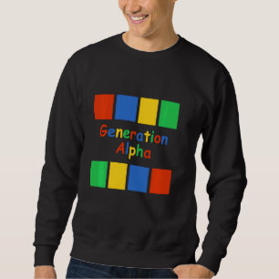 Sudadera Bloques de color alfa de generación