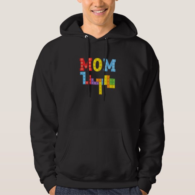 Sudadera Bloques de construcción de madre constructora maes (Anverso)