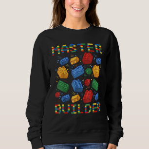 Sudadera Bloques De Construcción Master Builder Para Niños
