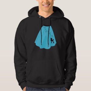 Sudadera Blue 50s Poodle Skirt