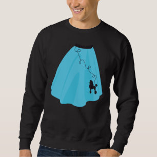 Sudadera Blue 50s Poodle Skirt