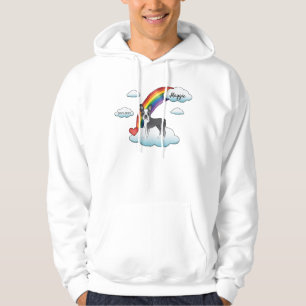 Sudadera Blue And White Boston Terrier Arcoíris Memorial