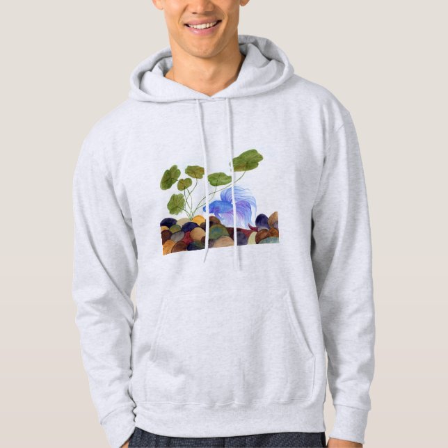 Sudadera Blue Betta Fish Sweatshirt (Anverso)