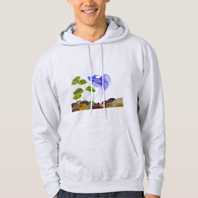 Sudadera Blue Betta Fish Sweatshirt (Anverso)