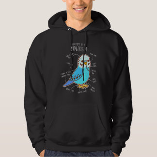 Sudadera Blue Budgie Anatomy Classic
