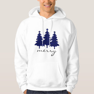 Sudadera Blue Buffalo Check Pine Trees