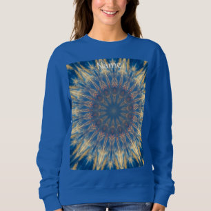 Sudadera Blue Chakra Kaleidoscope Thunder_Cove