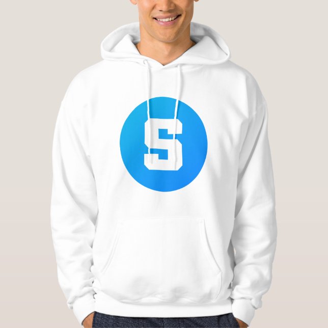 Sudadera Blue Drove Simple Men's Hoodie (Anverso)
