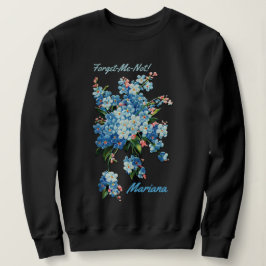 Sudadera Blue Forget-Me-Nots - Personalizado