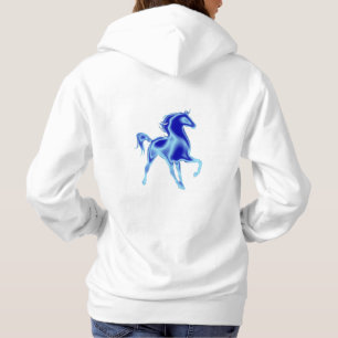 Sudadera Blue Horse Hoodie - Pintura