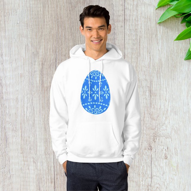 Sudadera Blue Lace Easter Egg Mens Hoodie (Subido por el creador)