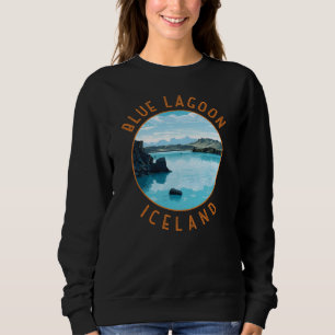 Sudadera Blue Lagoon Islandia Círculo perturbado