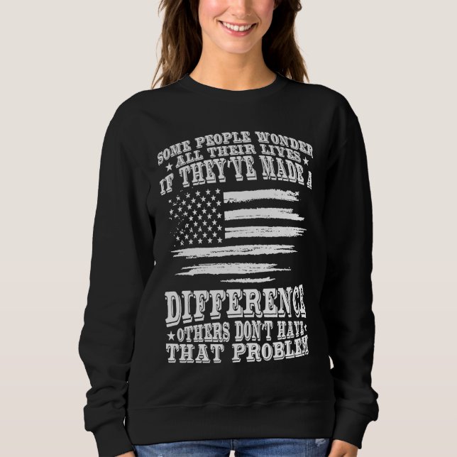 Sudadera Blue Line We Make A Difference Police Officer (Anverso)