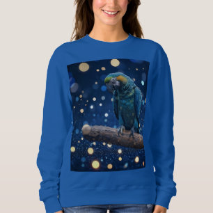 Sudadera Blue Majesty: La Macao Azul En La Bokeh Azul,