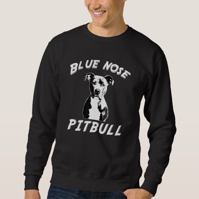 Sudadera Blue Nose Pitbull Perro Puppy Rescate Animal (Anverso)