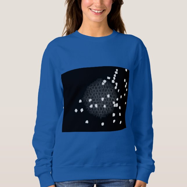 Sudadera Blue Shattered Sweatshirt (Anverso)