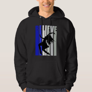 Sudadera Blue Womens Believe Dance Inspirational Dancer Gir