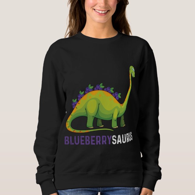 Sudadera Blueberrysaurus Apparel Blueberry Dinosaur Dino Lo (Anverso)