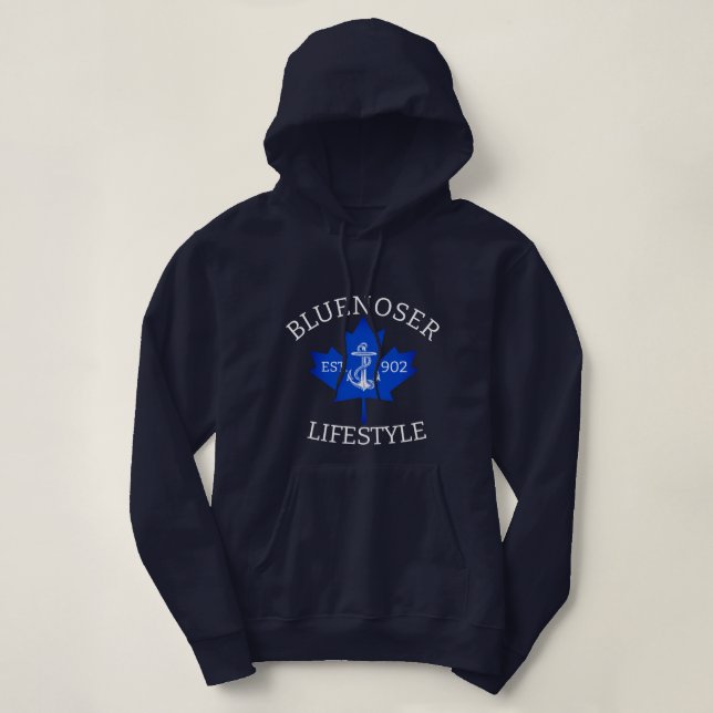 Sudadera Bluenoser Lifestyle Maple leaf 902 Eh! (Diseño del anverso)