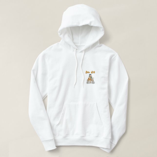 Sudadera Bluza moletom branca bio degradavel  (Diseño del anverso)