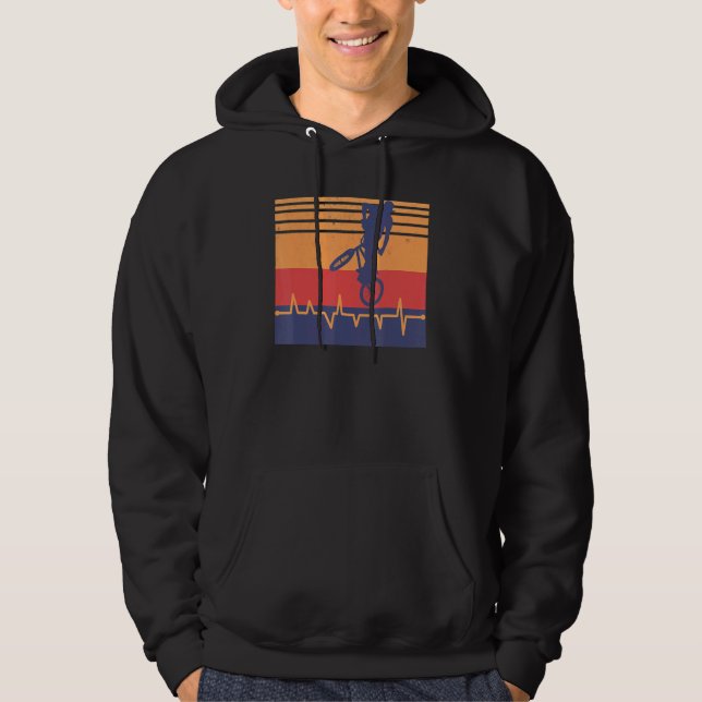 Sudadera BMX Bike Heartbeat (Anverso)