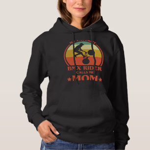 Sudadera BMX Bike Womens My Favorito BMX Rider Me Llama Mam