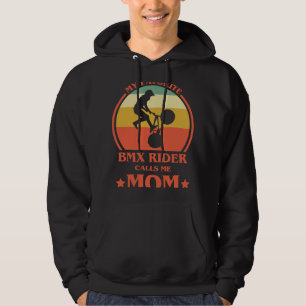 Sudadera BMX Bike Womens My Favorito BMX Rider Me Llama Mam