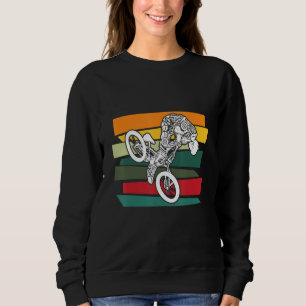 Sudadera BMX Cyborg Bicycle Motocross Retro Stunts BMX Bike
