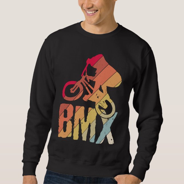 Sudadera BMX cycling bike  retro bike MTB BMX  4 (Anverso)