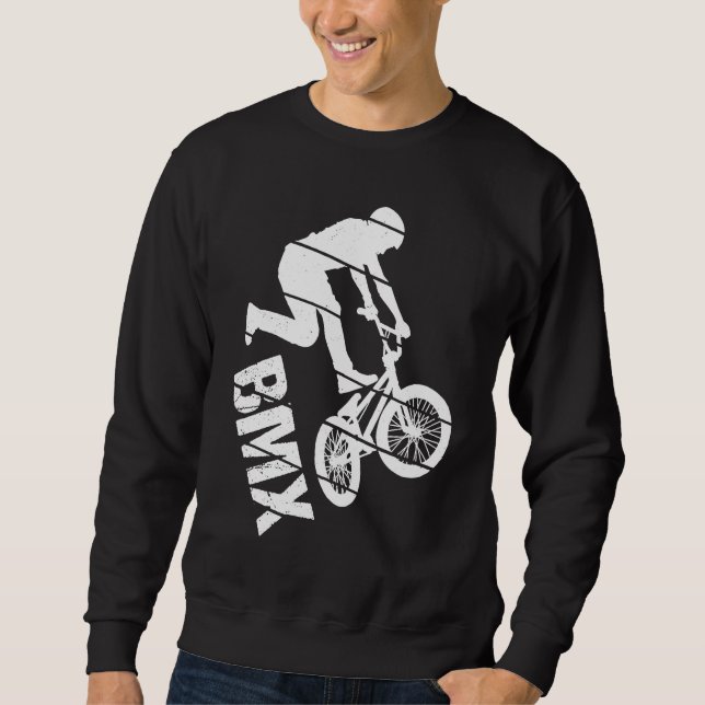 Sudadera BMX cycling bike  retro bike MTB BMX  8 (Anverso)