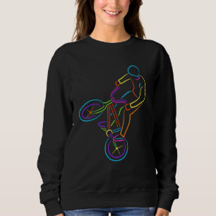 Sudadera BMX Cyclist Tricks Hombres Niños BMX Bicicleta