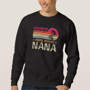 Sudadera BMX Iu2019d Prefiere Ir Con Mi Vintage De Nana