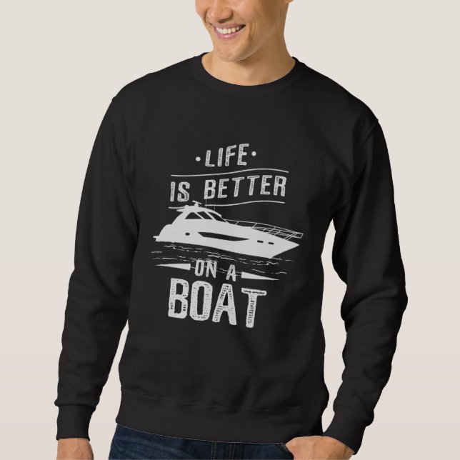 Sudadera Boat Captain Boater (Anverso)