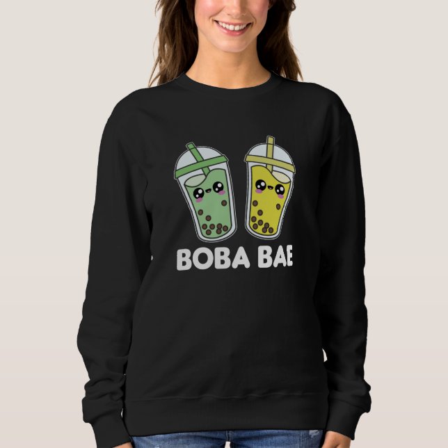 Sudadera Boba Bae - Bubble Tea Kawaii Boba Tea Love (Anverso)