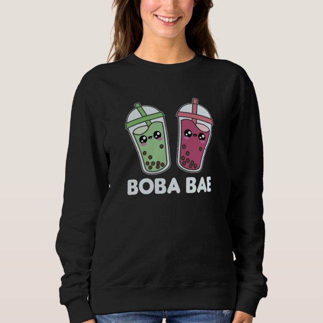 Sudadera Boba Bae - Bubble Tea Kawaii Boba Tea Love (Anverso)