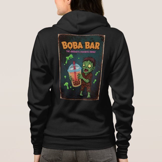 Sudadera Boba Bar – The Undead’s Favorite Drink! Adult (Reverso)