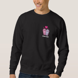Sudadera Boba Dos Baes Pocket Bubble Tea Boba Pareja Drinki