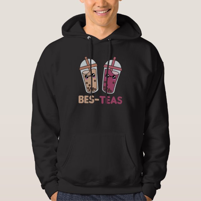 Sudadera Boba Fiesta del mejor amigo del té de burbuja Boba (Anverso)