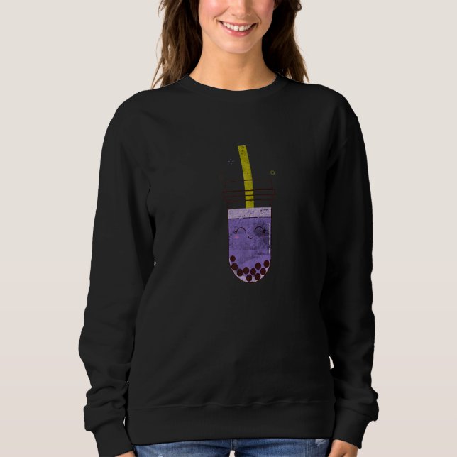 Sudadera Boba Leche Teas Tapioca Bubble Pearl (Anverso)