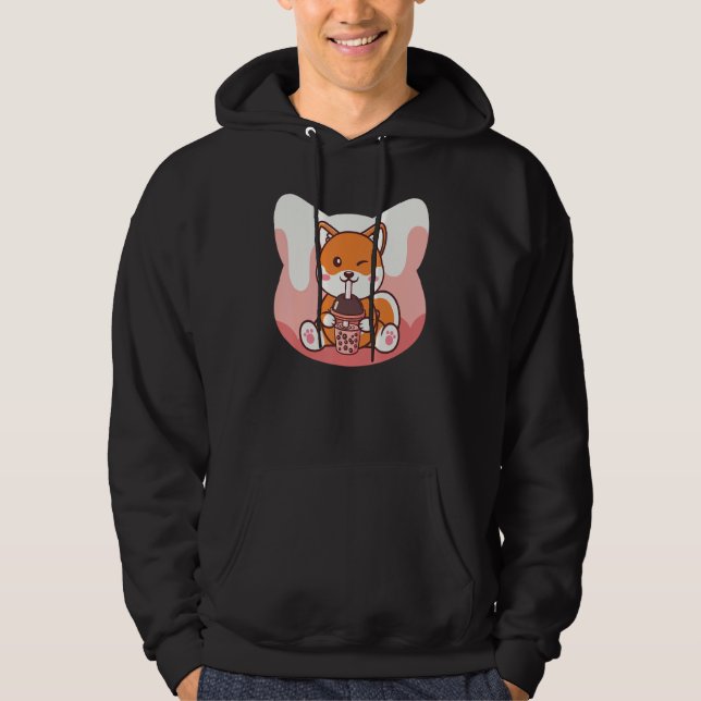 Sudadera Boba Milk and Corgi Dog (Anverso)