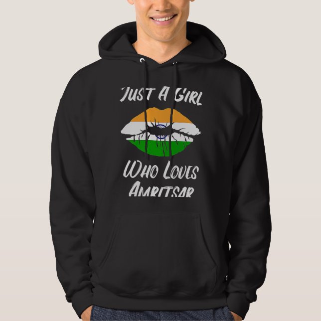 Sudadera Boca Boca Amor Bandera India Amritsar (Anverso)