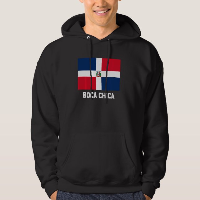 Sudadera Boca Chica Bandera República Dominicana Escudo C (Anverso)
