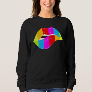 Sudadera boca de beso de labios LGBT CSD gay