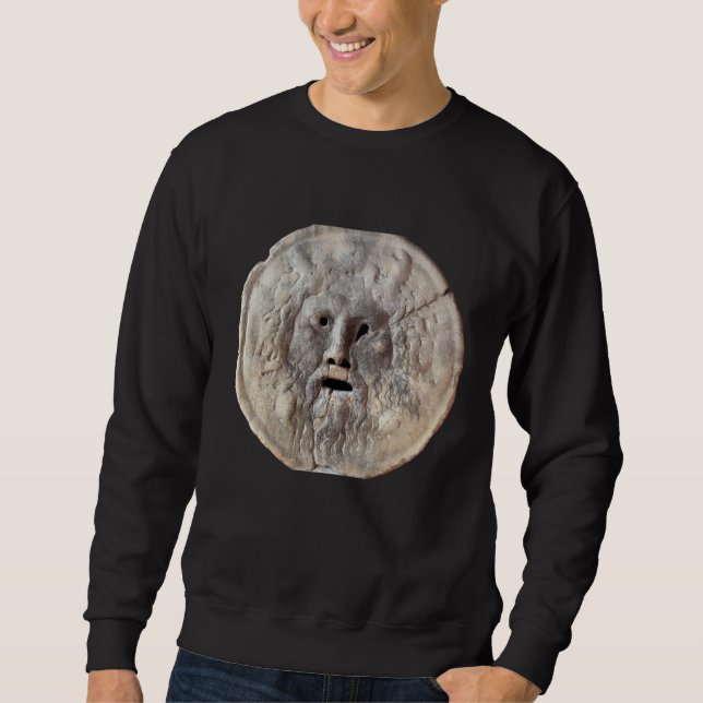 Sudadera Boca de la Verdad - La Bocca della Verità, Roma It (Anverso)